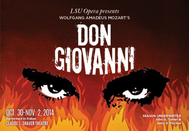 Don Giovanni on stage at the Shaver Theatre, Oct. 30-Nov. 2